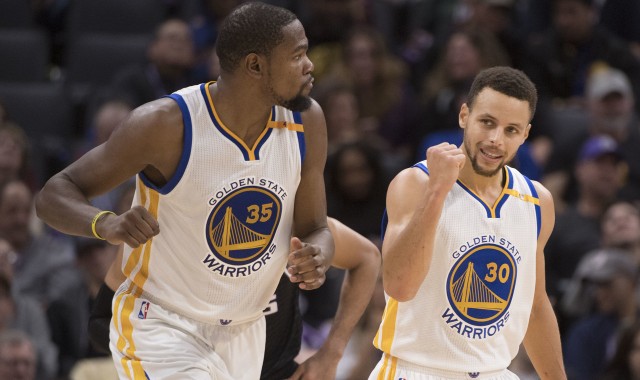 库里：2016年杜兰特来勇士 因为他知道在这里能够打得开心&amp;去争冠