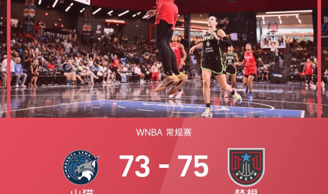 WNBA战报：格雷27分，梦想75-73力克联盟第一山猫